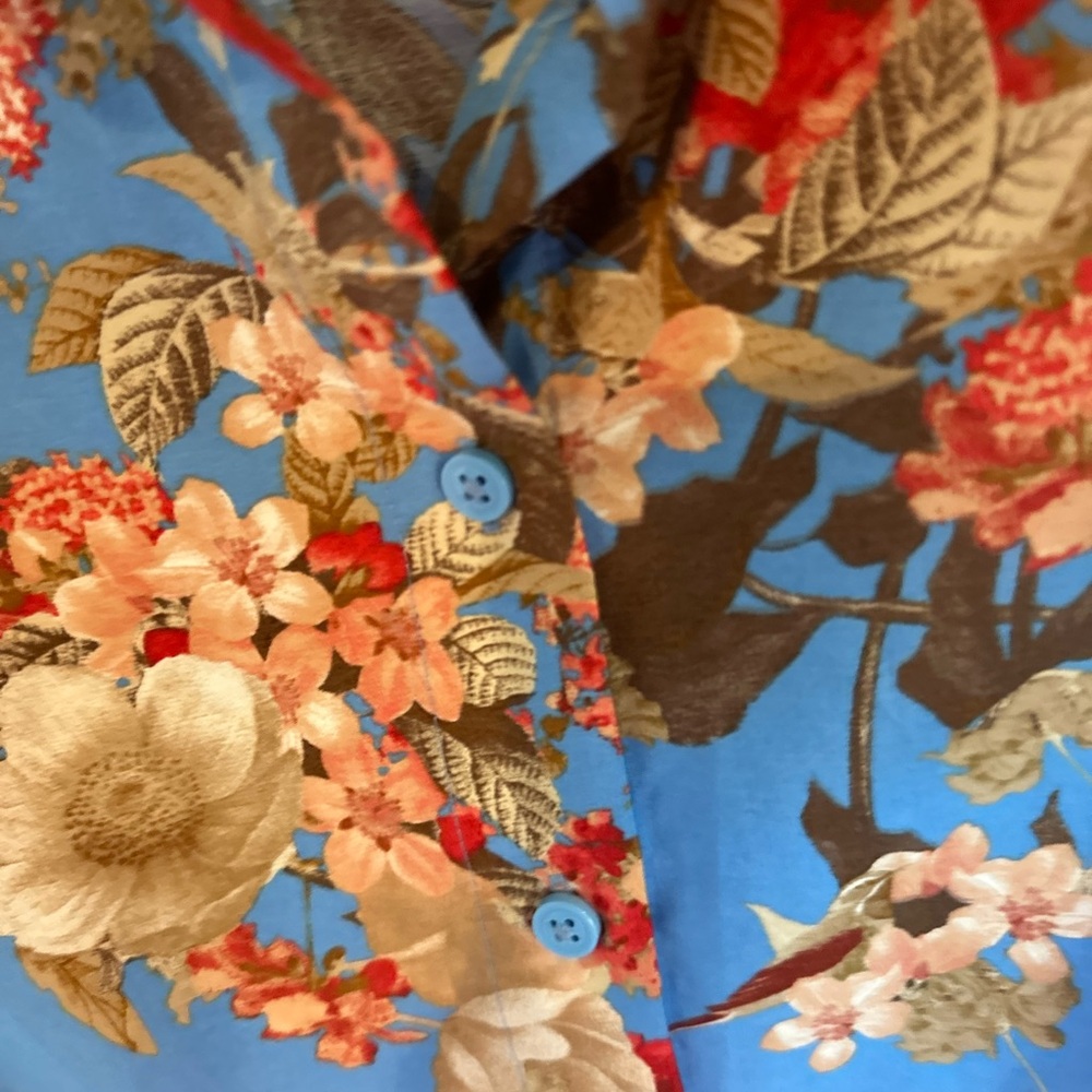 ANTHROPOLOGIE Maeve Multicolor Floral Shirt